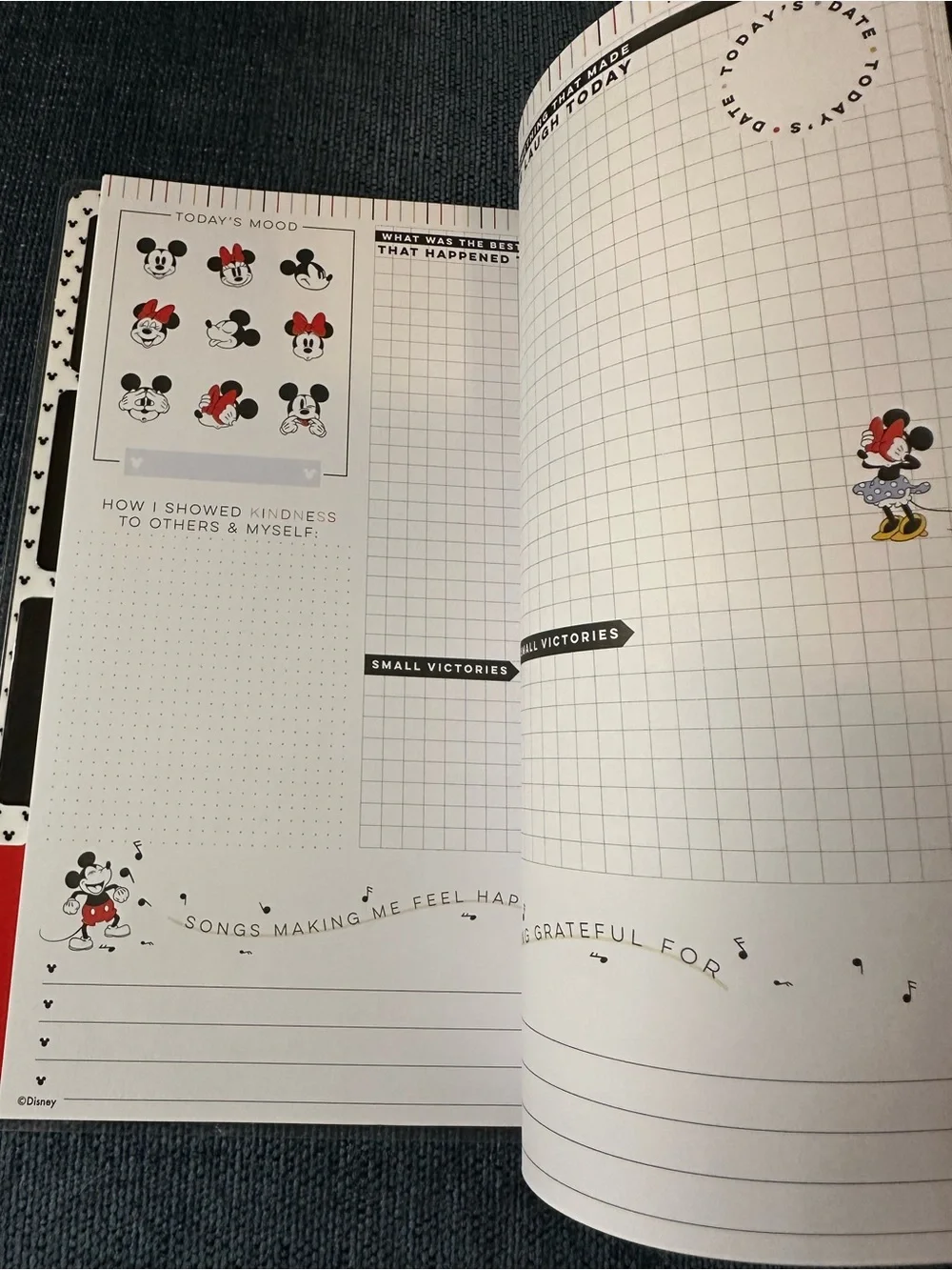 Happy Planner Classic Size Disney Minnie & Mickey Guided Journal